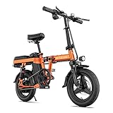 ENGWE T14 E Bike Elektrofahrrad, 14' Tire E-Fahrrad klapprad, 48V/10Ah Akku Reichweite bis zu 50km, Faltbares City E-Bike für Erwachsene, Herren Damen