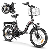 SAMEBIKE E Bike Elektrofahrrad E-Bike Klapprad 20' E-Fahrrad klapprad,432WH Lithium-Akku,für Lange Reichweite bis 60-110km, Falt-Elektrofahrräder für Herren Damen mit 7 Gängen (CY20)