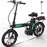 HITWAY E-Bike Elektrofahrrad klapprad Stadtfahrräder 8.4h Batterie, elektrische Laufleistung kann 35-70 km erreichen, 250 W / 36 V / 8.4Ah Batterie, Max.